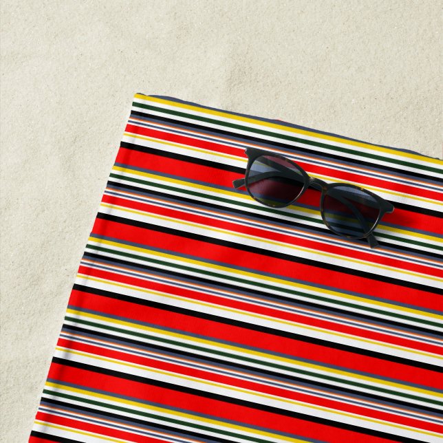 Striped Beach Towel (In Situ)