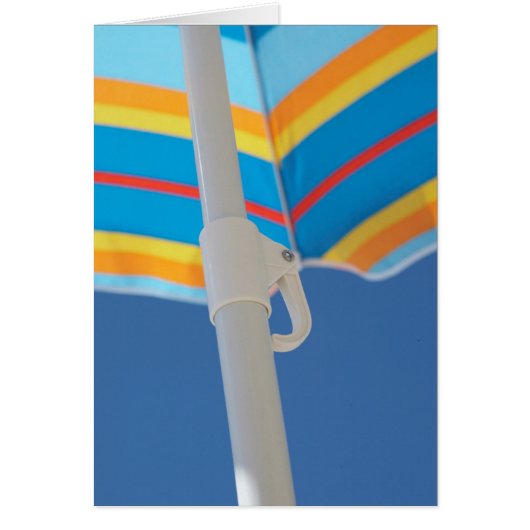 Striped Beach Umbrella Cards (Front)