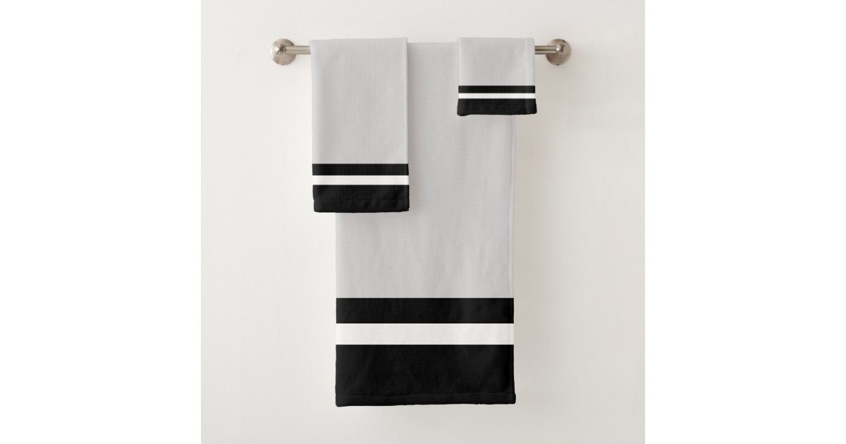 Lighthouse Nautical Striped Personalized 3 Piece Bath Towel Set Color  Choice