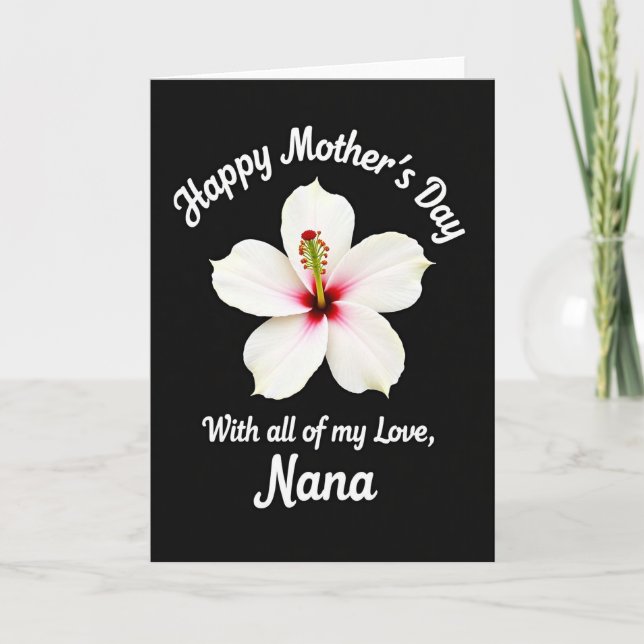 Striped Bloom Affection Card (Front)