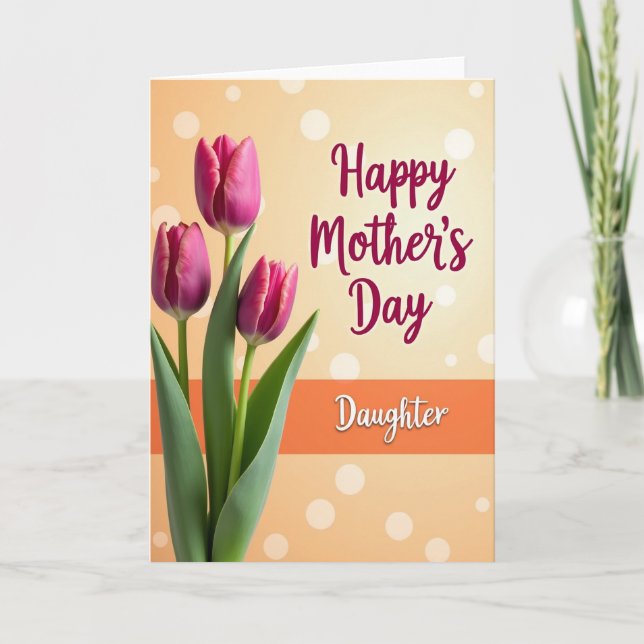 Striped Blooms Appreciation Card (Front)