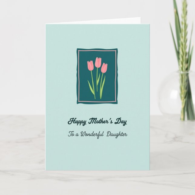 Striped Blossom Season Card (Front)