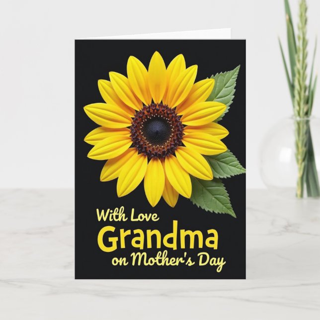 Striped Blossom Tribute Card (Front)