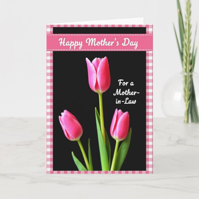 Striped Botanical Beauty Card (Front)