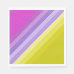Striped, bright napkins