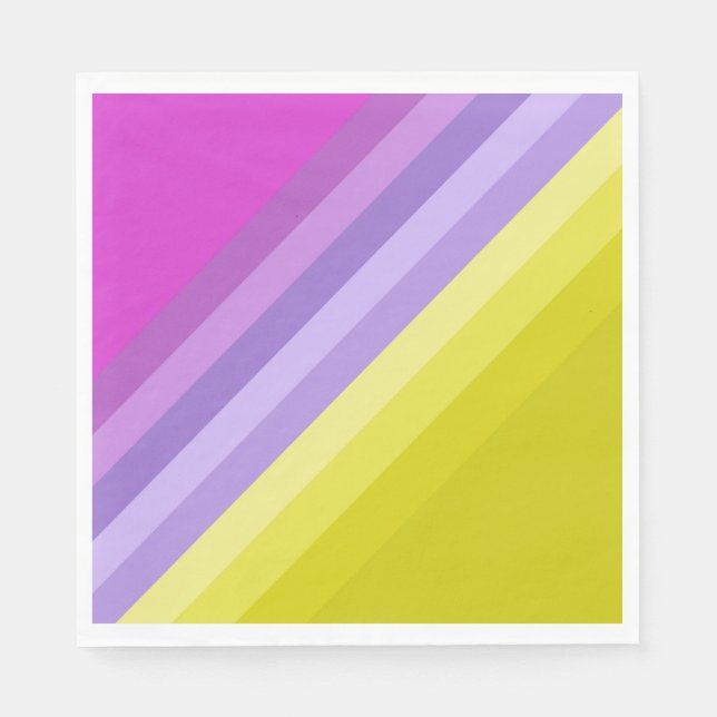 Striped, bright napkins (Front)