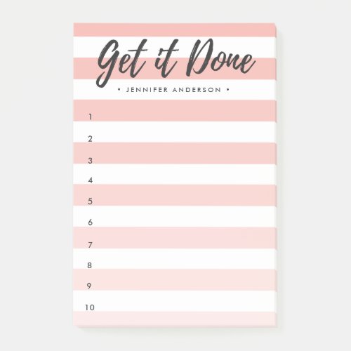 Striped Brush Lettered To_Do List Post_it Notes