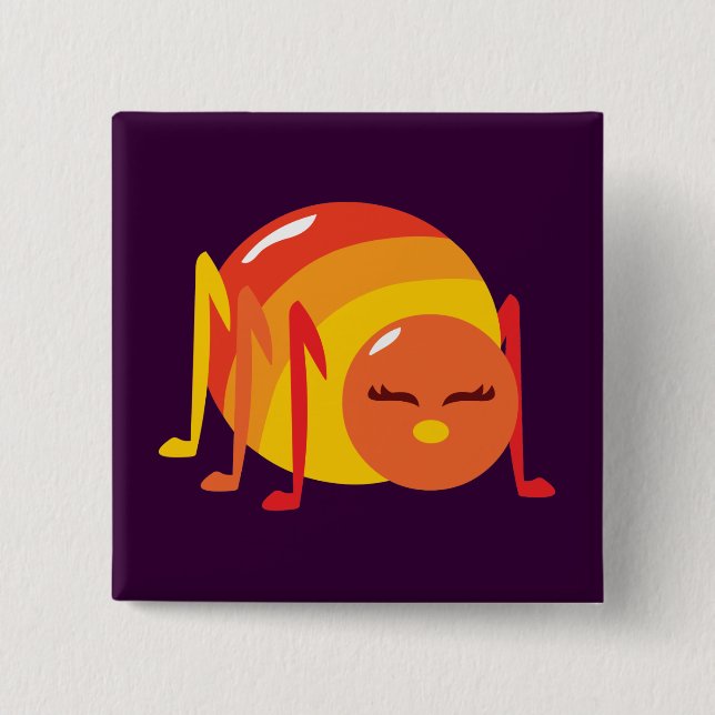 Striped Bug Button (Front)