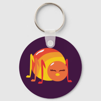 Striped Bug Keychain