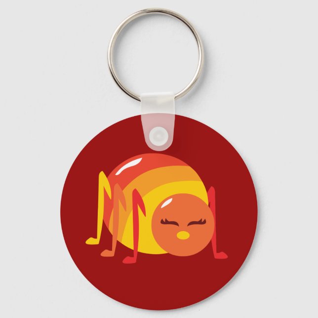 Striped Bug Keychain (Front)