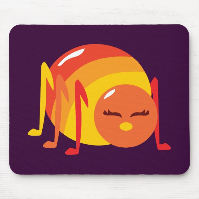 Striped Bug Mouse Pad (Front)