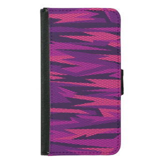 Striped Camouflage: Abstract Geometric Pattern Samsung Galaxy S5 Wallet Case