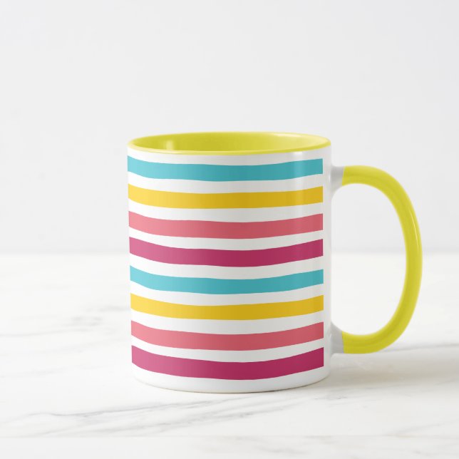 Striped Candy! Colorful Fun  Mug (Right)