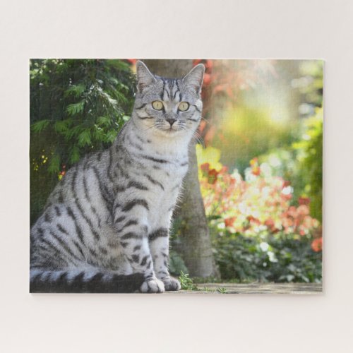 Striped Cat Jigsaw Puzzle