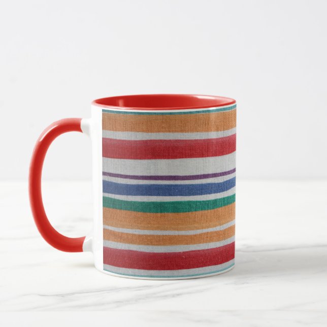 Striped Ceramic Mug (Left)