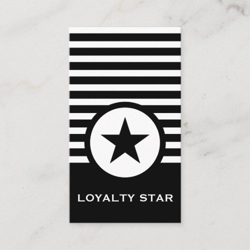 Striped Chic Loyalty Star