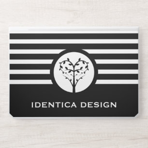 Striped Chic Tree HP Laptop Skin