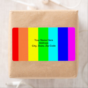 Striped Colored Labels