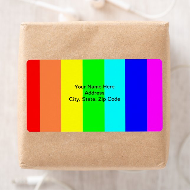 Striped Colored Labels (Insitu)