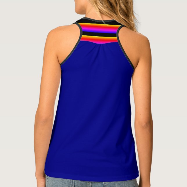 Striped Colorful Tank Top (Back)