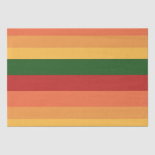 Striped Colors of Autumn Tissue Paper