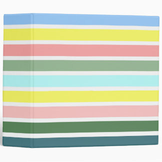 Striped Colors of St. George 3 Ring Binder