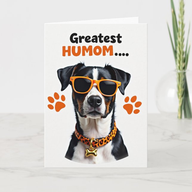 Striped Cool Canine Card (Front)