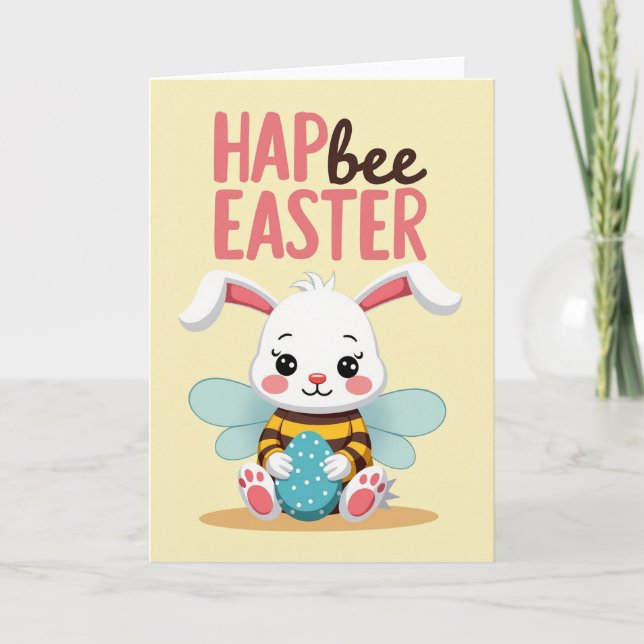 Striped Creature Holiday Card (Front)