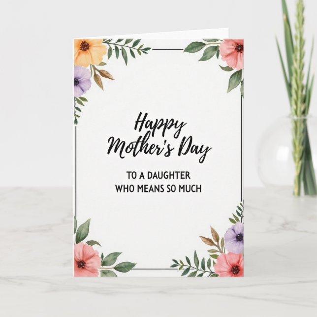 Striped Daughters Love Card (Front)