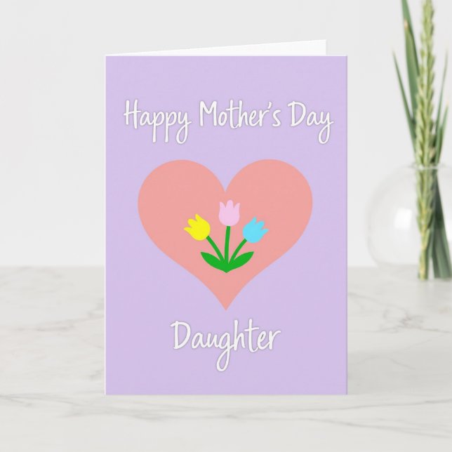 Striped Daughters Lovely Day Card (Front)