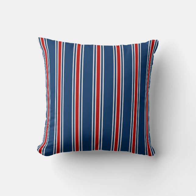 Striped Decorative Throw Pillow (Front)