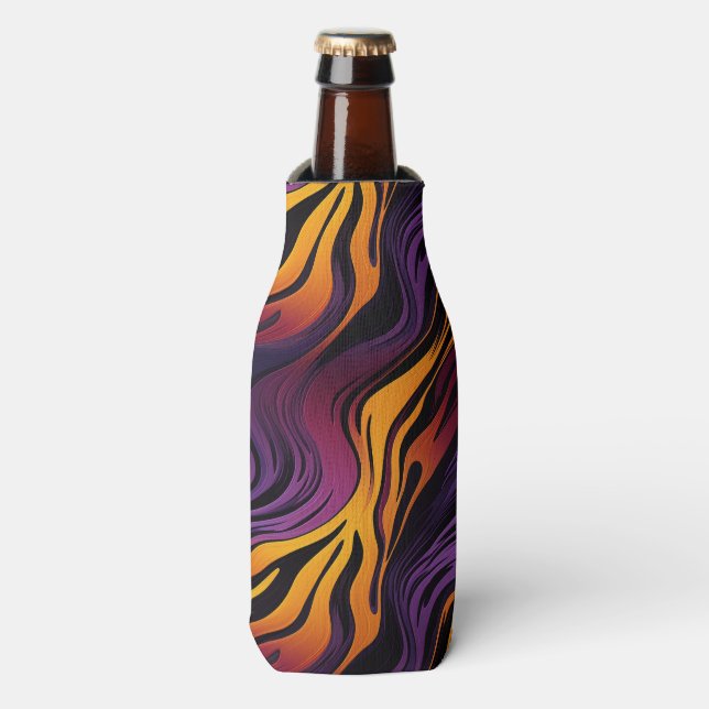 Striped Design Bottle Cooler (Bottle Front)
