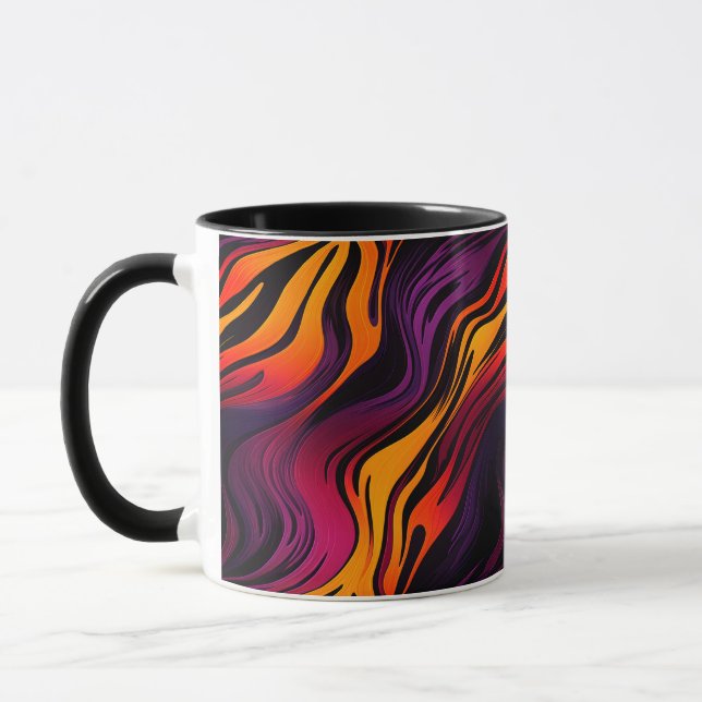Striped Design Mug (Left)