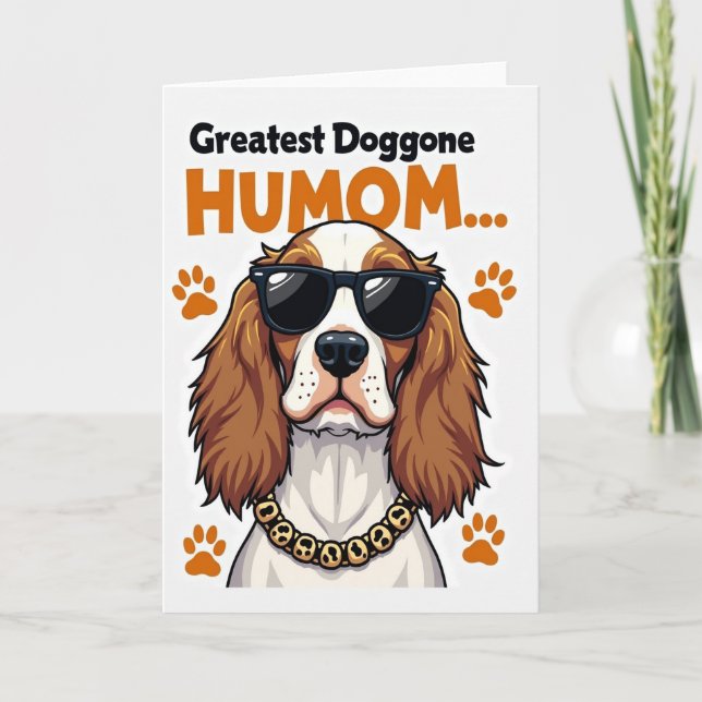 Striped Dog Humom Card (Front)