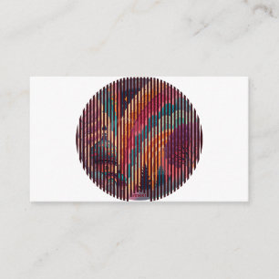 Striped Dome Info Card #00001 – Customizable