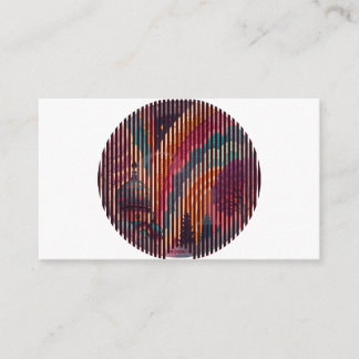 Striped Dome Info Card #00001 – Customizable