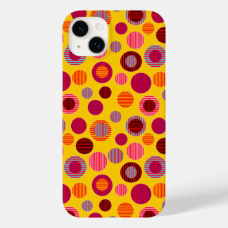 Striped Dots Case-Mate iPhone 14 Plus Case