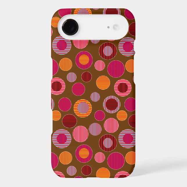 Striped Dots Case-Mate iPhone Case (Back)