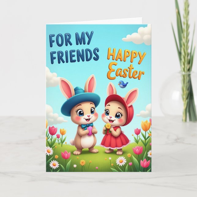 Striped Easter Egg Gift Card (Front)