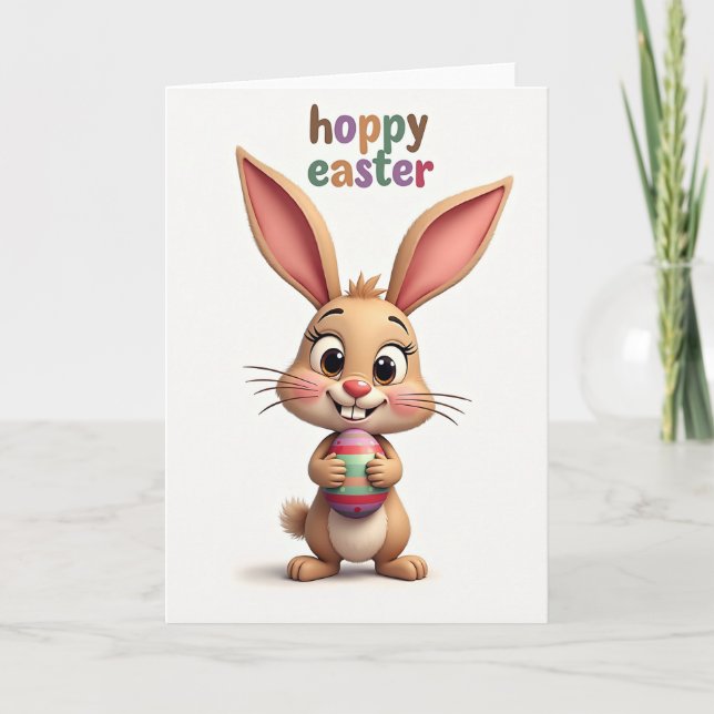 Striped Egg Friend Card (Front)