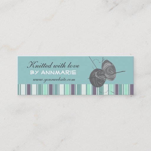 Customizable Elegant Handmade Crafts Handmade  Knittings Business Card Templates