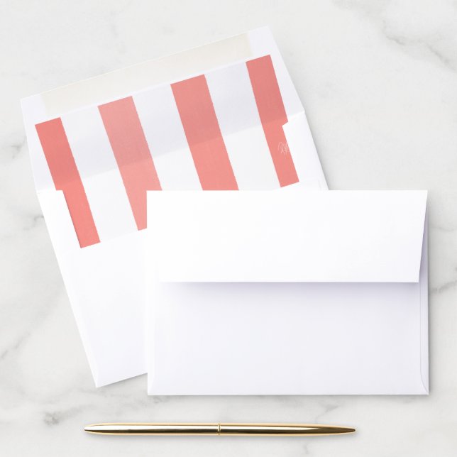 Striped Envelope Liner (Desk)