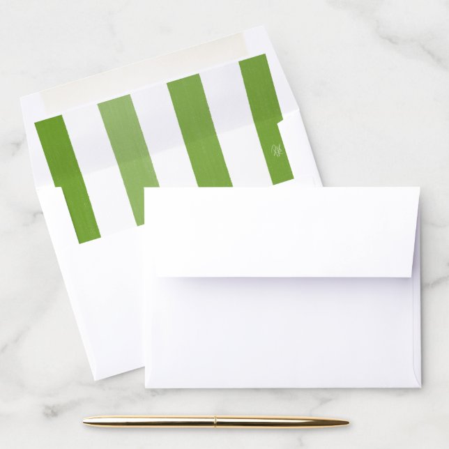 Striped Envelope Liner (Desk)