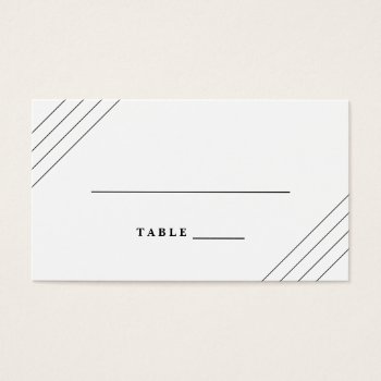 Striped Escort Cards by blush_printables at Zazzle