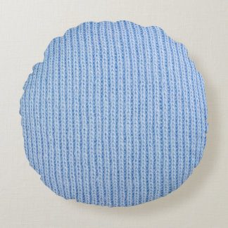 Striped fabric texture, real cloth. round pillow