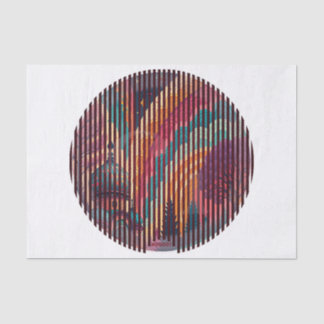 Striped Fantasy Dome Tissue Paper – Customizable