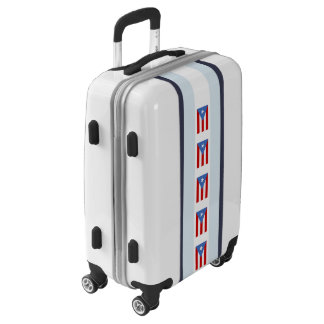 Striped, Flag of Puerto Rico Luggage