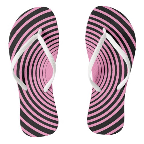 Striped Flip Flops with Custom Colors Design