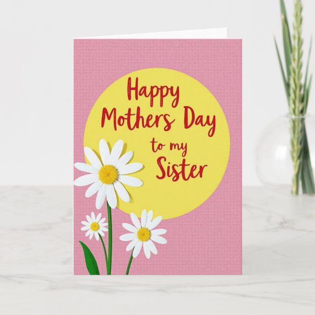 Striped Floral Family Card (Front)
