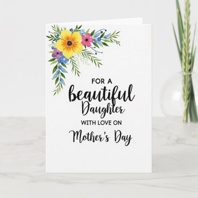 Striped For A Mothers Day Card (Front)